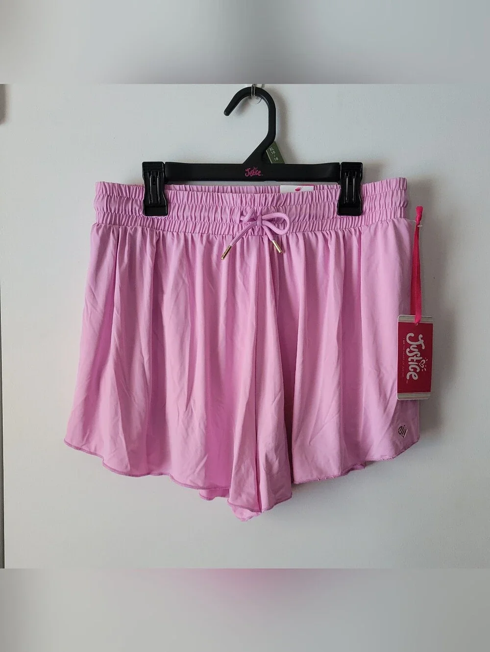 Justice Lavender Flutter Shorts